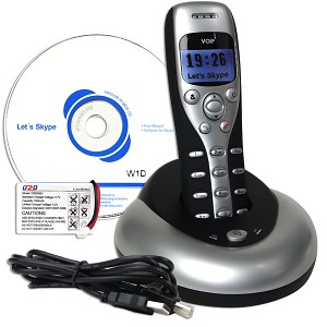 2.4GHz Wireless VoIP Internet Phone (Silver/Black)